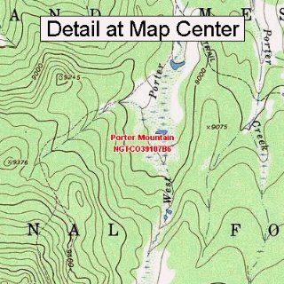 USGS Topographic Quadrangle Map   Porter Mountain, Colorado (Folded/Waterproof)  Outdoor Recreation Topographic Maps  Sports & Outdoors