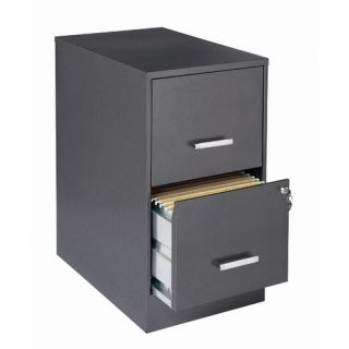 Home Office 22 Deep 2 Drawer Vertical Smart File Cabinet