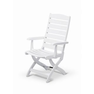 Caribic 16 Position Chair in White
