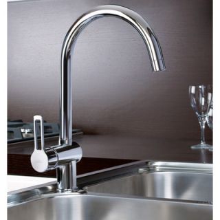 WS Bath Collections Fonte Ringo One Handle Single Hole Kitchen Faucet