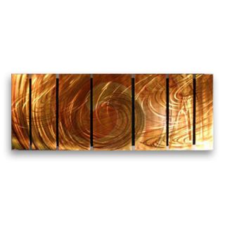 All My Walls Abstract by Ash Carl Metal Wall Art in Burnt Orange   23