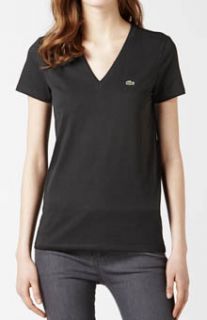 Lacoste TF1081 Short Sleeve Jersey V Neck T Shirt
