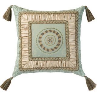 Jennifer Taylor Fortune Synthetic Pillow with Braid and Tassels