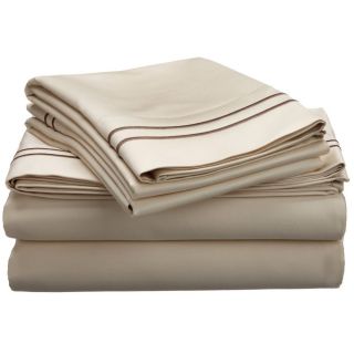Egyptian Cotton 800 Thread Count Two tone Embroidered Sheet Set