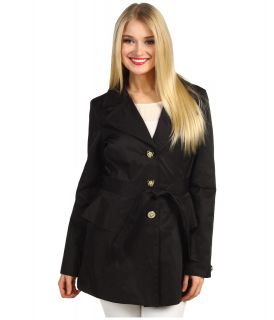 Jessica Simpson Short Peplum Jacket Womens Coat (Black)