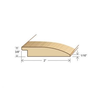 Moldings Online 0.39 x 2 Solid Hardwood Pine Reducer in Unfinished