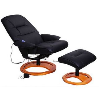 Aosom Reclining Massage Chair with Ottoman