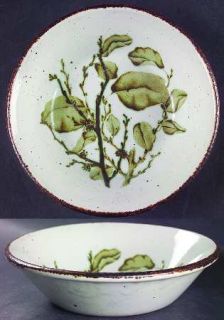 WR Midwinter Green Leaves Coupe Cereal Bowl, Fine China Dinnerware   Stonehenge,