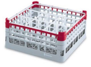 Vollrath Dishwasher Rack   36 Compartment, Tall Plus, Full Size, 19 3/4x19 3/4 Gray
