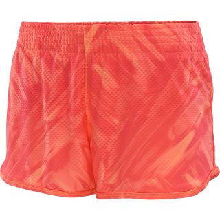 UNDER ARMOUR Womens Fly By Printed Knit Shorts   Size Small,