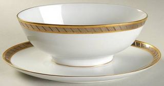 Rosenthal   Continental Desiree (Coupe) Gravy Boat with Attached Underplate, Fin