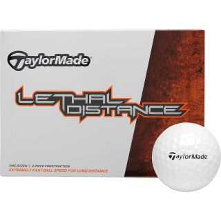 TAYLORMADE Lethal Golf Balls   12 Pack