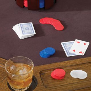 Home Styles Arts and Crafts 5 Piece Poker Table Set