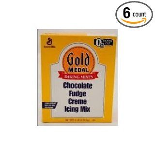 Gold Medal Chocolate Fudge Crem Icing Mixes 6 Case 5 Pound