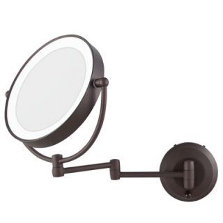 Zadro LED Lighted 1X/10X Magnification Wall Mount Mirror
