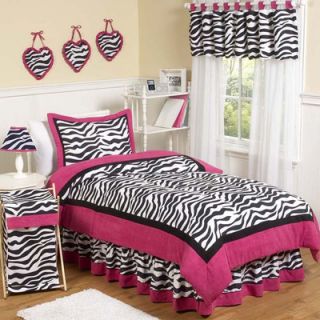 Sweet Jojo Designs Zebra Pink Funky Kid Bedding Collection