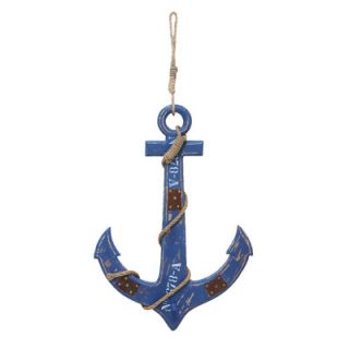 Woodland Imports Seaside Nautical Weighing Anchor Wall Décor