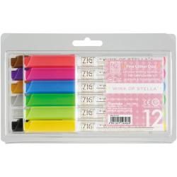 Zig Memory System Wink Of Stella Glitter Markers (pack Of 12)