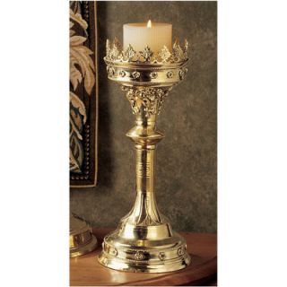 Design Toscano Chartres Cathedral Gothic Estate Candlestick