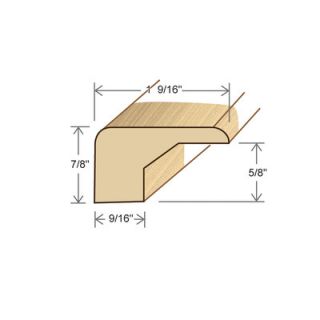 Moldings Online 0.75 x 2.125 Solid Hardwood Eucalyptus Threshold in