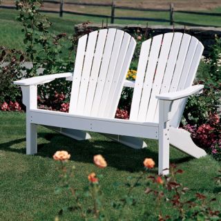 Adirondack Shell Back Garden Bench