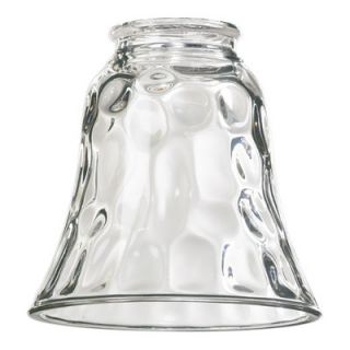 quorum clear hammered glass shade for ceiling fan