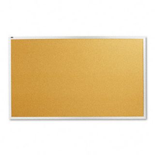 Quartet Cork Bulletin Board with Aluminum Frame (Set of 48)