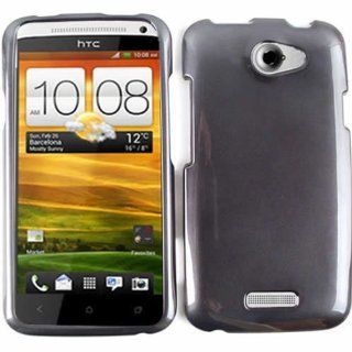 For Htc One X S720e Gray Glossy Case Accessories Cell Phones & Accessories