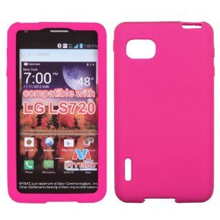 MYBAT Solid Skin Cover (Hot Pink) for LG LS720 Cell Phones & Accessories