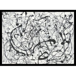 Amanti Art No. 14 Gray Framed Art Print by Jackson Pollock