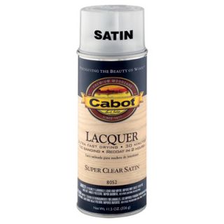CabotStain 11.5 Oz Spray Lacquer Satin