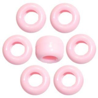 720 Pink Opaque Pony Beads Toys & Games