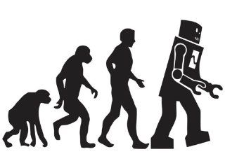 Robot Evolution March   The Big Bang Theory   Vinyl Decal 