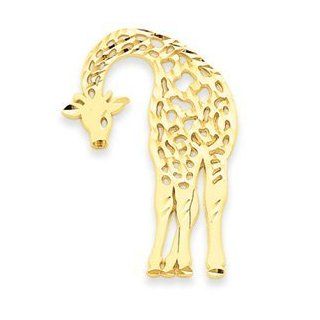 14k Gold Giraffe Charm Jewelry