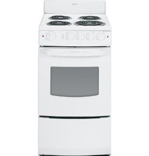 Hotpoint RA820DDWW 20" White Electric Coil Range Appliances