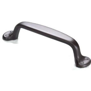 Schaub and Company 742 10B Solid Traditional Design Handle Pull With 4" Center to Center, Oil Rubbed Bronze   Cabinet And Furniture Pulls  