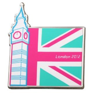 Official London 2012 Olympic Pin Badge   Big Ben & Union Jack  Sports Related Pins  Sports & Outdoors