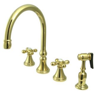 Elements of Design Deck Mount Two Handle Widespread Kitchen Faucet