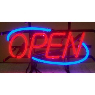 Open neon sign Great for shops and garages, as well as homes and