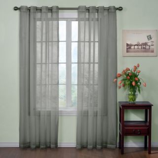 Curtain Fresh™ Synthetic Eyelet Sheer Curtain Single Panel