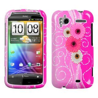 MYBAT HTCSNS4GHPCIM744NP Slim and Stylish Protective Case for the HTC Sensation 4G   Retail Packaging   Brilliant Flowers Cell Phones & Accessories
