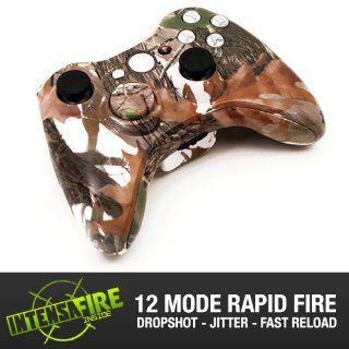 Xbox 360 Modded Controller Master Mod Rapid Fire Wireless Realtree Camouflage Computers & Accessories