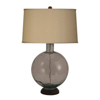 Lamp Works Recycled Glass Cylindrical Table Lamp