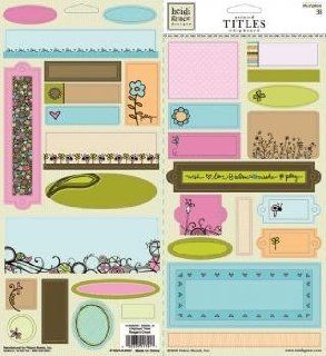 Reagan's Closet Chipboard Tags, Titles and Frames for Scrapbooking (01 003208)