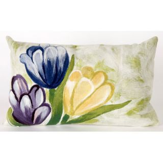 Liora Manne Tulips Rectangle Indoor/Outdoor Pillow