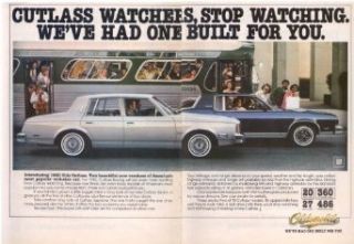 Cutlass Watchers Oldsmobile ad 1980 Entertainment Collectibles