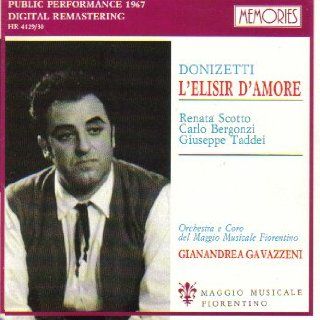 Donizetti L'Elisir D'Amore (Public Performance 1967) Music