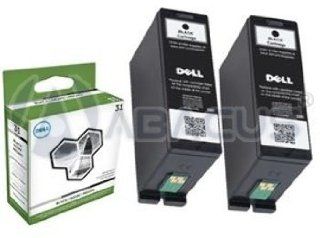 Genuine Dell Series 31 (V525W/V725W) Black Ink Cartridges
