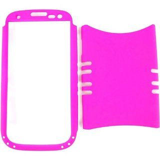 Cell Armor I747 RSNAP A006 EA Rocker Series Snap On Case for Samsung Galaxy S3   Retail Packaging   Fluorescent Light Hot Pink Cell Phones & Accessories