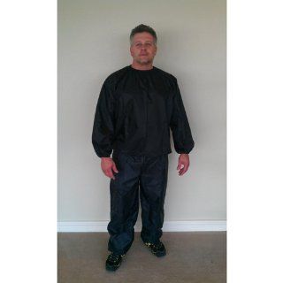 Nylon Black Sauna Suit   6XL  Heavy Duty Sauna  Sports & Outdoors